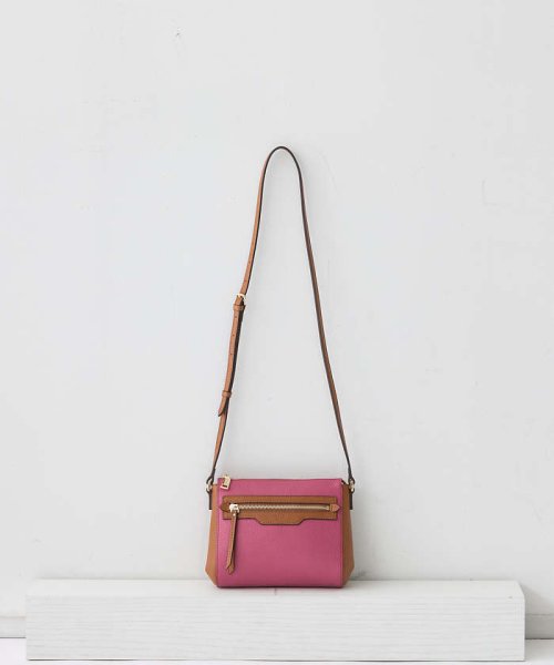 LOWELL Things(LOWELLThings)/●【店舗限定品】3Besties leather ミニショルダーBAG/ピンク