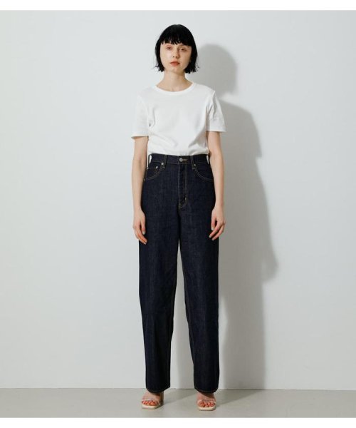 AZUL by moussy(アズールバイマウジー)/HIGH WAIST DENIM WIDE ３/ONEWASH1