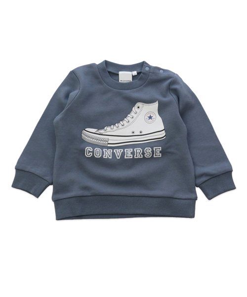 CONVERSE(CONVERSE)/【CONVERSE/コンバース】裏毛トレーナー/グレー系1