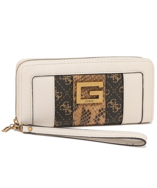 ゲス 長財布 ホワイト マルチ レディース Guess Sb Sml ゲス Guess Magaseek