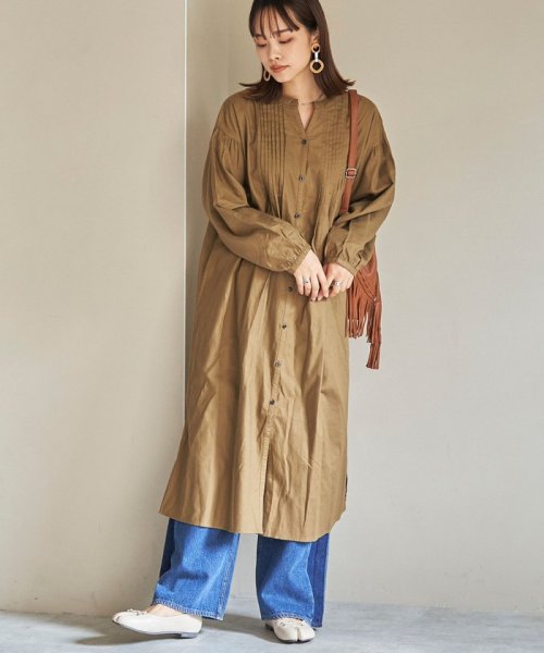 セール 起毛ビエラピンタックワンピース コーエン Coen Magaseek