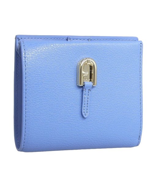 FURLA(フルラ)/【FURLA(フルラ)】FURLA フルラ PALAZZO S COMPACT WALLET/LIGHT BLUE