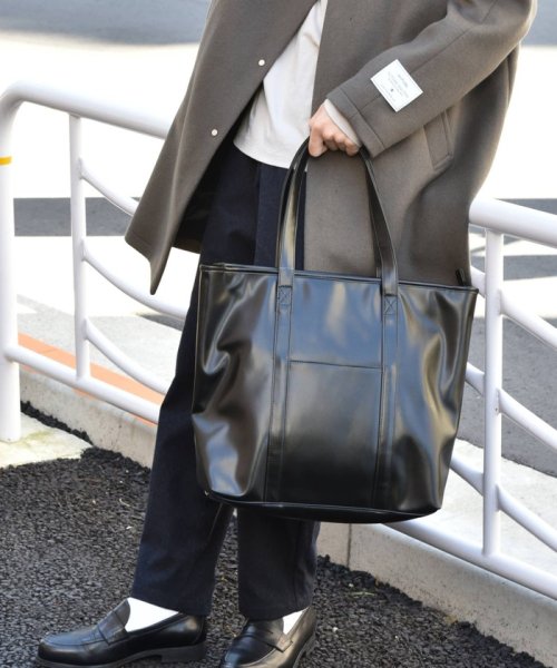 セール Ships Any シンセティックレザー トートバッグ シップス エニィ メンズ Ships Any Mens Magaseek