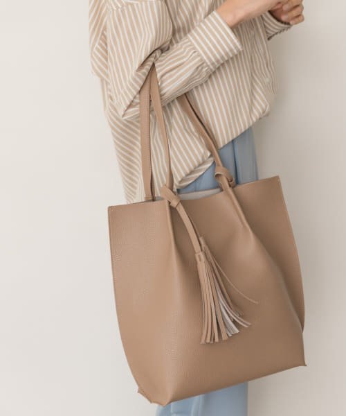 セール アウトステッチタッセルトートバッグ ロデスコ Rode Sko Magaseek