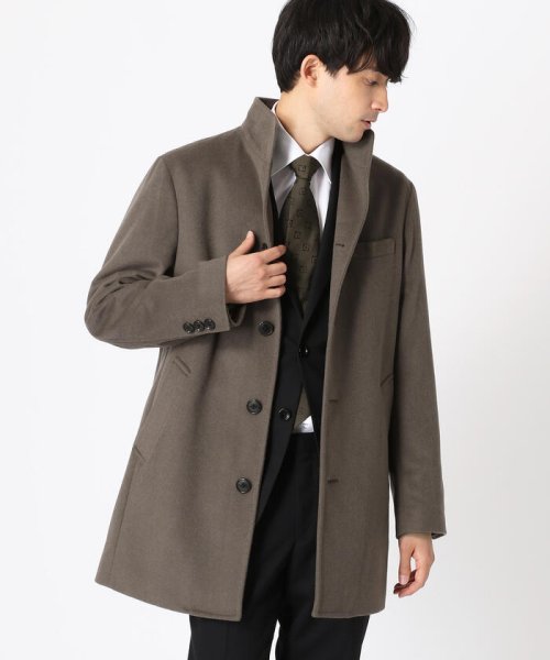 セール スタンドカラー ショートコート コムサイズム メンズ Comme Ca Ism Mens Magaseek