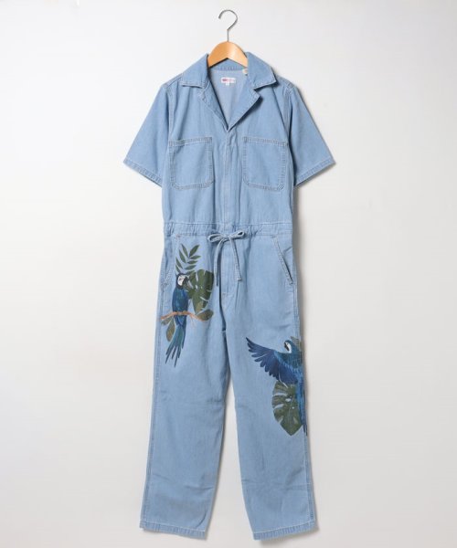 LEVI’S OUTLET(リーバイスアウトレット)/FARM UTILITY JUMPSUIT FOREST CANOPY/ライトインディゴブルー