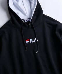 ZIP FIVE(ジップファイブ)/【fh7474】FILA/フィラ センターワンポイント刺繍プルオーバーパーカー/ベージュ