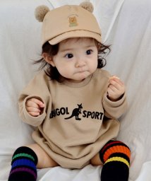 KANGOL(KANGOL)/【KANGOL SPORT/カンゴールスポーツ】長袖ロンパース/ベージュ