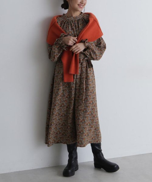 セール フラワープリント前後2wayスモックワンピース フリーズマート Free S Mart Magaseek