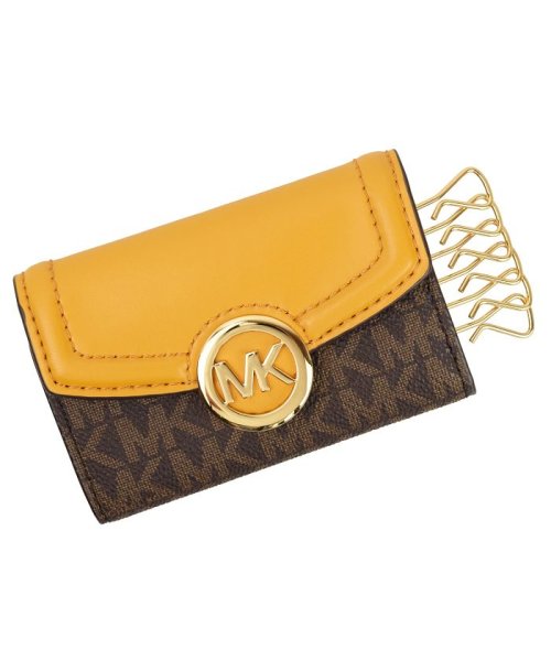 MICHAEL KORS(マイケルコース)/【Michael Kors(マイケルコース)】MichaelKors マイケルコース キーケース/イエロー×ブラウン