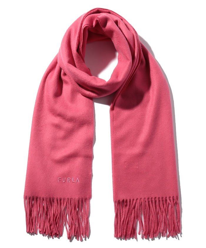 購入値下げ 無地 ローズピンク レディース ムーンバット Moonbat Rjgev6687 Furla フルラ カシミヤ100 ストール Free 竜王 アウトレット Jlt Polinema Org