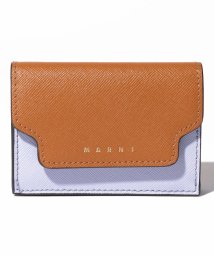 MARNI(マルニ)/【MARNI】マル二 三つ折り財布 PFMOW02U25 LV520 TRIFOLD YEN WALLET/イエローライトパープル