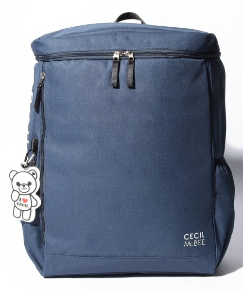 CECIL McBEE(セシルマクビー（バッグ）)/【CECIL McBEE】TRAVEL BASIC－2　キャンバススクエアリュック CM121042/NV