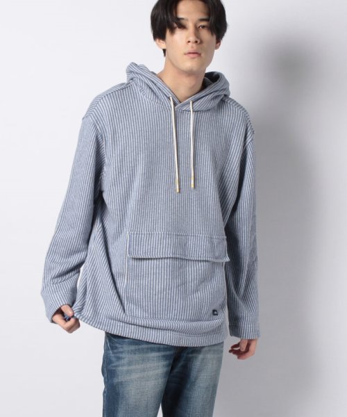 LEVI’S OUTLET(リーバイスアウトレット)/LMC MARITIME HOODIE LMC MARINA STRIPE MU/ブルー