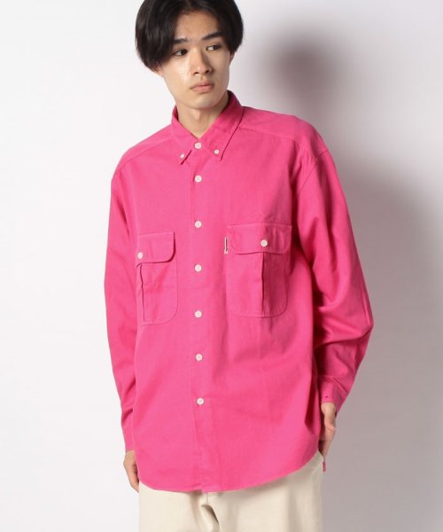 LEVI’S OUTLET(リーバイスアウトレット)/LVC DIAMOND LS SHIRT PHLOX PINK/レッド