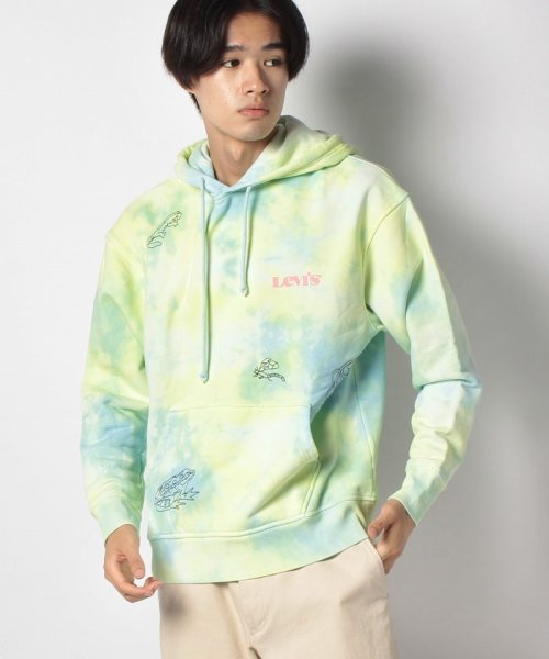 LEVI’S OUTLET(リーバイスアウトレット)/T2 RELAXED GRAPHIC PO SSNL MV LOGO PO DY/ブルー