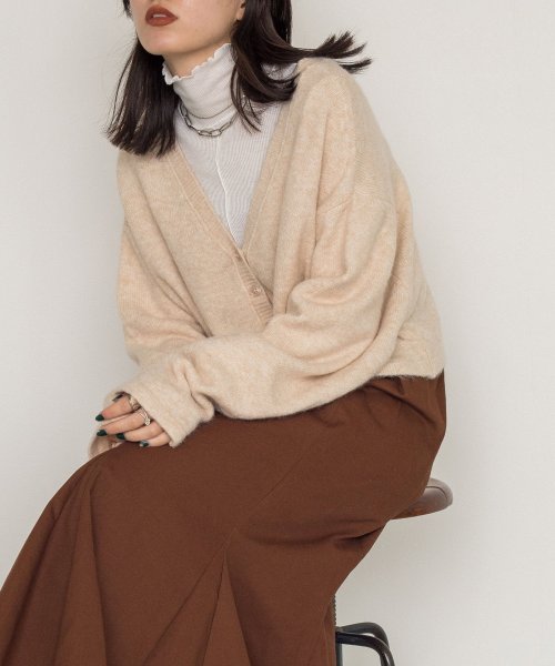 セール 7gニットショートvネックカーディガン ダブルクローゼット W Closet Magaseek