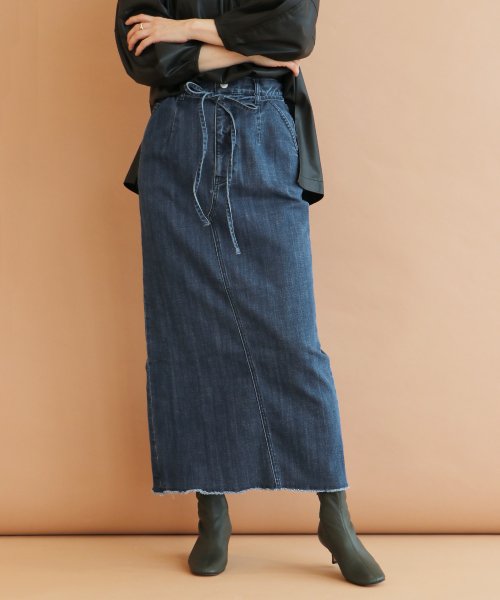 セール Aga 手洗い可 ロングタイトデニムスカート ラシュッド Lasud Magaseek