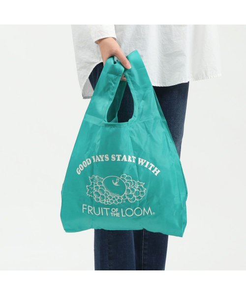 FRUIT OF THE LOOM(フルーツオブザルーム)/フルーツオブザルーム エコバッグ FRUIT OF THE LOOM 2WAY SHOP BAG ショッピングバッグ 軽量 A4 ブランド 14847400/グリーン