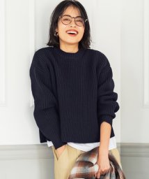 coca(コカ)/スポンディッシュなプルオーバーニット/NAVY