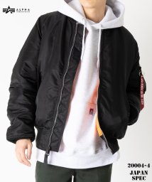 ALPHA INDUSTRIES(アルファインダストリーズ)/【ALPHA】　アルファ　 MA－1　タイト　JAPAN　SPEC/ブラック