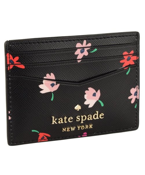 kate spade new york(ケイトスペードニューヨーク)/【kate spade new york(ケイトスペード)】kate spade new york ケイトスペード STACI S SLIM CARD HOLD/ブラック