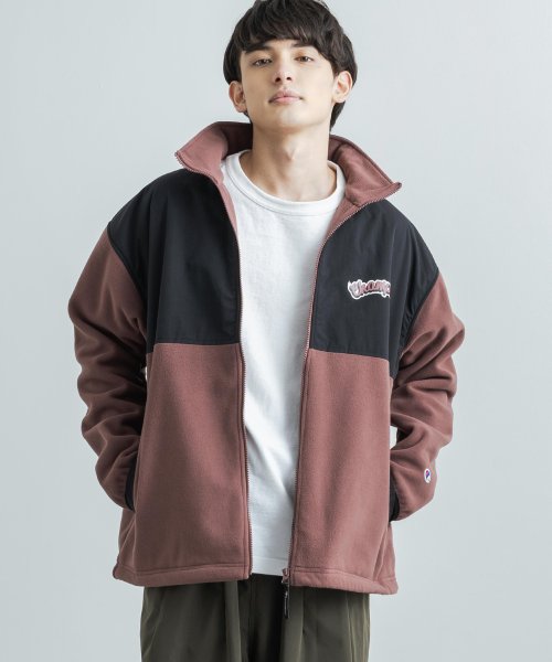 ロッキーモンロー Rocky Monroe Champion チャンピオン フリースジャケット メンズ レディース アウター Action Style アクションスタイル Polartec ポーラテック Magaseek