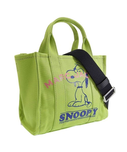  Marc Jacobs(マークジェイコブス)/【MARC JACOBS(マークジェイコブス)】MarcJacobs マークジェイコブス PEANUTS SNOOPY TOTE 2WAY/グリーン