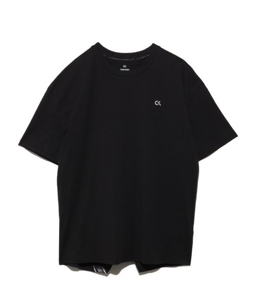 OTHER(OTHER)/【Calvin Klein】AI OVERLAP BF TEE/BLK