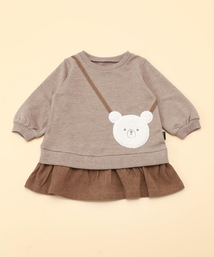 クマポシェットデザイン ワンピース 80 90サイズ コムサイズム キッズ Comme Ca Ism Kids Magaseek クマポシェットデザイン ワンピース 80 90サイズ コムサイズム キッズ Comme Ca Ism Kids Magaseek