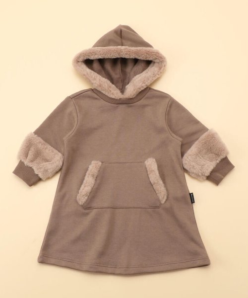 セール フェイクファー ワンピース 80 90サイズ コムサイズム キッズ Comme Ca Ism Kids Magaseek