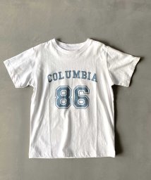 OMNES(オムネス)/【OMNES】キッズ 綿麻カットプリント半袖Tシャツ/ホワイト系3