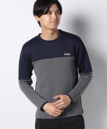 fila(men)(フィラ（メンズ）)/【フィラ】Airダンボール クルーSW/ネイビー