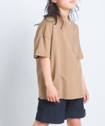 OMNES/【OMNES】キッズ 製品洗いコットンビッグ半袖Tシャツ/504336489