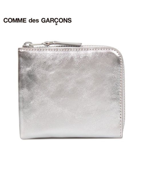 COMME des GARCONS(コムデギャルソン)/コムデギャルソン COMME des GARCONS 財布 ミニ財布 メンズ レディース L字ファスナー 本革 GOLD AND SILVER WALLET シ/その他