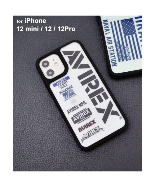 AVIREX(AVIREX)/iphone12 ケース ブランド AVIREX アヴィレックス 耐衝撃 薄型 ケース スリム iphone12pro ケース iphone12mini ケース/ブラック