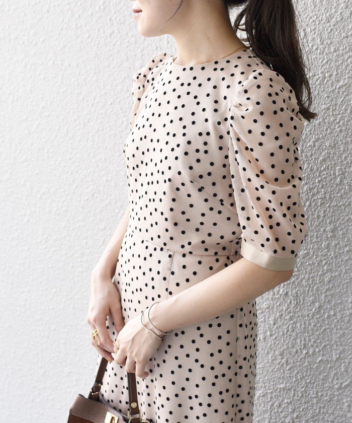 Little Black ドットチュールロングワンピース シップス ウィメン Ships Women Magaseek