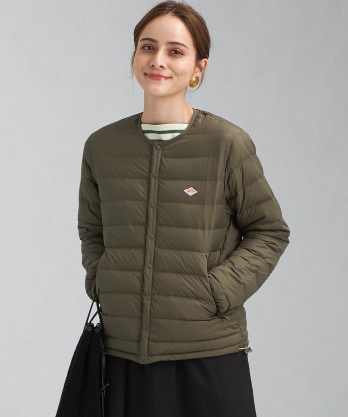 最高級 Danton レディース ダウン ジャケット グリーンレーベルリラクシング インナー Green Xadvf Relaxing Label S Olive ダントン 公式日本版 Europub Co Uk