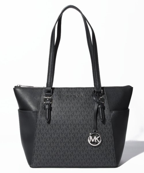 MICHAEL KORS(マイケルコース)/【MICHAEL KORS】マイケルコース　CHARLOTTE　LARGE TZ TOTE　トートバッグ/ブラック