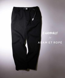 ADAM ET ROPE'(アダム　エ　ロペ)/【GRAMICCI】別注 BONDING KNIT FLEECE/ブラック（01）