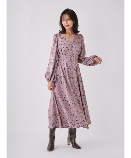 セール フロントタックプリントワンピース フレイ アイディー Fray I D Magaseek