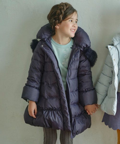 【110－140cm】ロングダウンコート 