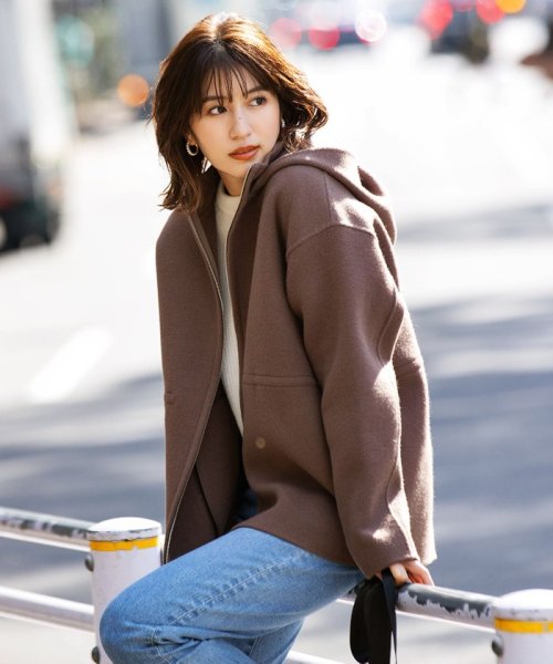 セール マガジン掲載 ウールリバー ショートコート Kj28 組曲 Kumikyoku Magaseek