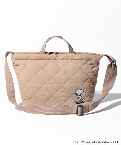 スヌーピー Snoopy キルティング ショルダー付 Ip デリキルト Peanuts 7b ｒｏｏｔｏｔｅ Rootote Magaseek