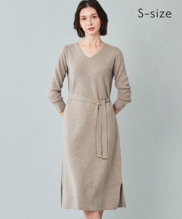 S Size Liss ニットワンピース ベイジ Beige Magaseek