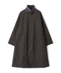 TOMORROWLAND MENS(TOMORROWLAND MENS)/コットンチノクロス リバーシブルステンカラーコート/17チャコールグレー