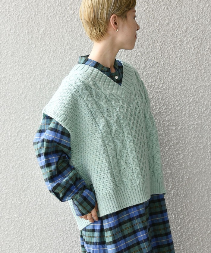 セール】【SHIPS any別注】Oldderby Knitwear: オーバー アラン