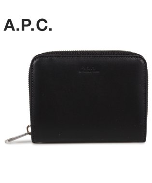 A.P.C./ A.P.C. アーペーセー 財布 二つ折り メンズ レディース ラウンドファスナー WALLET ブラック 黒 PXAWV－H63087 /503691091