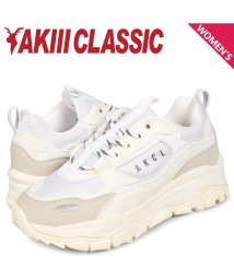 akiiiclassic	/アキクラシック AKIII CLASSIC アーバン トラッカー スニーカー ダッドシューズ レディース 厚底 URBAN TRACKER ホワイト 白 AKC/504036449