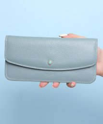 UNGRID bag(アングリッド　バッグ)/牛革天然石ブローチ　フラップ長財布/MINT